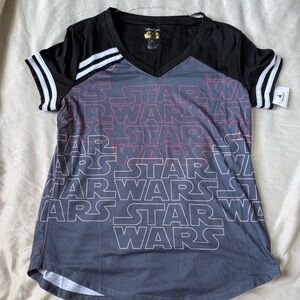 NWT Disney Parks Star Wars Imperial Shirt Black White Red Size Medium Women’s